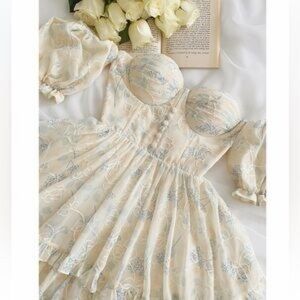 Summer In Tuscany Mini Dress NWOT